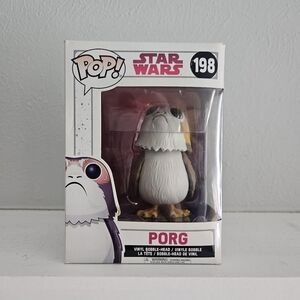 New In Box- Funko Pop! Star Wars Porg Bobblehead- #198